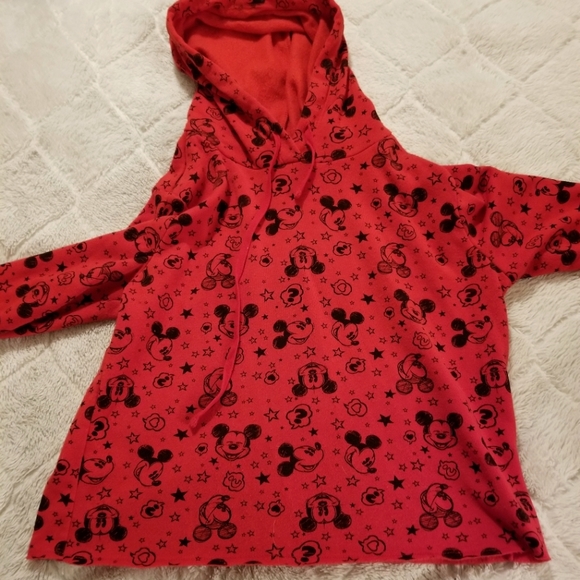 Disney Tops - Red Disney Mickey Mouse Hoodie